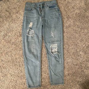 Ripped Mom Jeans